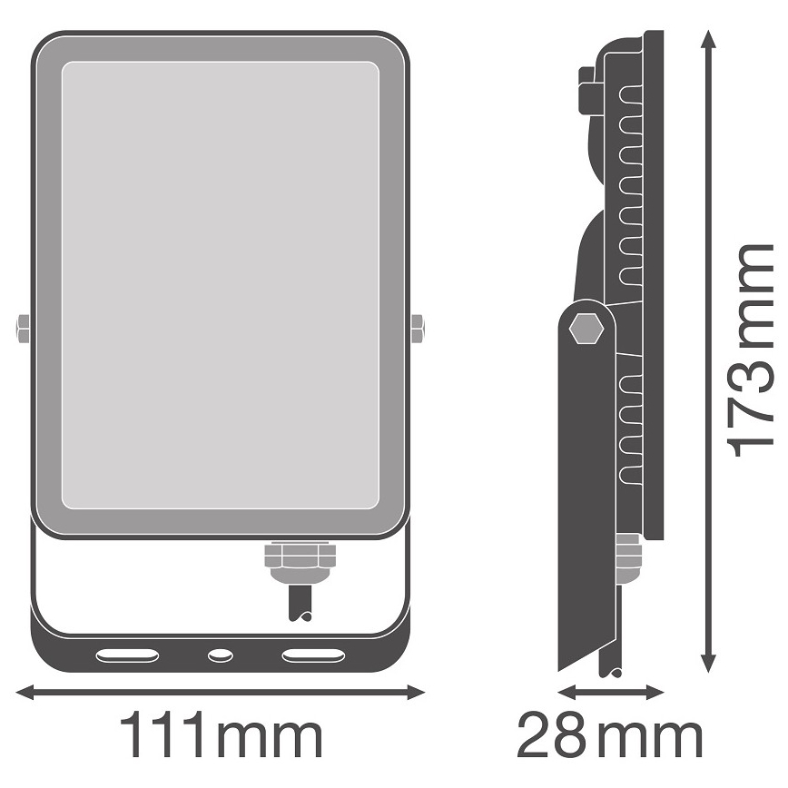 Ledvance - LED Vonkajší nástenný reflektor FLOODLIGHT LED/20W/230V 6500K IP65