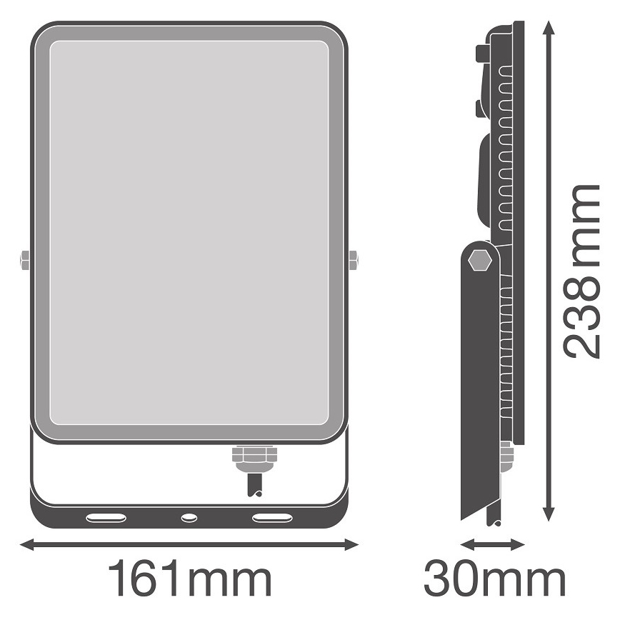 Ledvance - LED Vonkajší nástenný reflektor FLOODLIGHT LED/50W/230V 6500K IP65