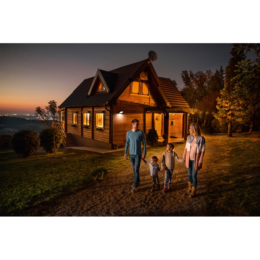 Ledvance - LED vonkajší nástenný reflektor s pohybovým a súmrakovým senzorom FLOODLIGHT LED/30W/230V IP65