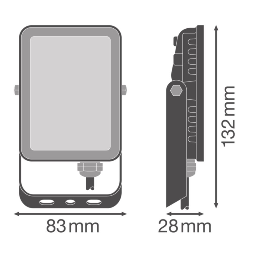 Ledvance - LED Vonkajší nástenný reflektor FLOODLIGHT ESSENTIAL LED/10W/230V IP65