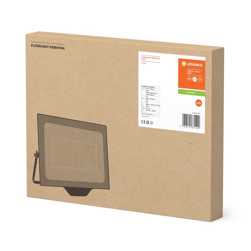 Ledvance - LED Vonkajší nástenný reflektor FLOODLIGHT ESSENTIAL LED/150W/230V IP65