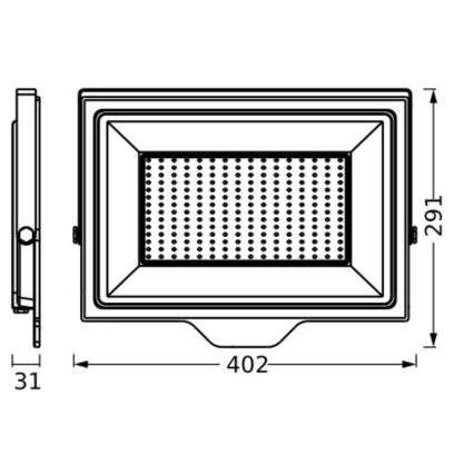 Ledvance - LED Vonkajší nástenný reflektor FLOODLIGHT ESSENTIAL LED/200W/230V IP65