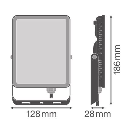 Ledvance - LED Vonkajší nástenný reflektor FLOODLIGHT ESSENTIAL LED/30W/230V 4000K IP65