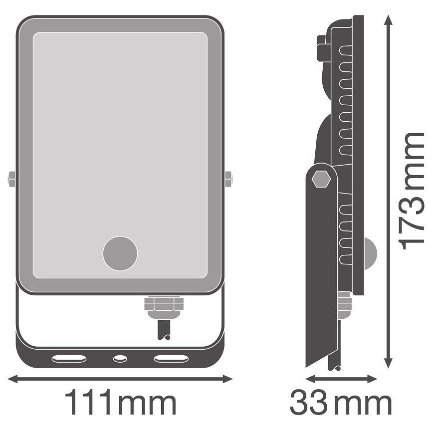 Ledvance - LED Vonkajší reflektor so senzorom FLOODLIGHT LED/20W/230V 6500K IP65