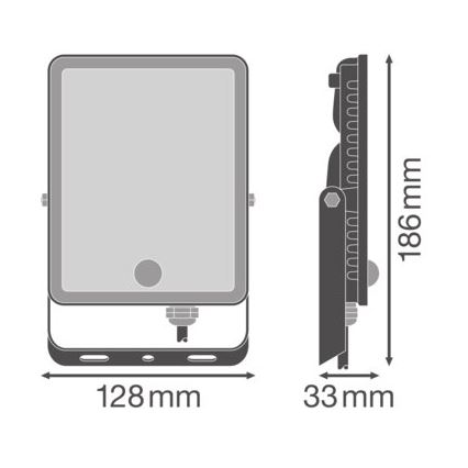 Ledvance - LED Vonkajší reflektor so senzorom FLOODLIGHT LED/30W/230V 6500K IP65