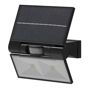 Ledvance - LED Vonkajší solárny nástenný reflektor so senzorom FLOOD LED/2,9W/3,7V 2600 mAh IP44