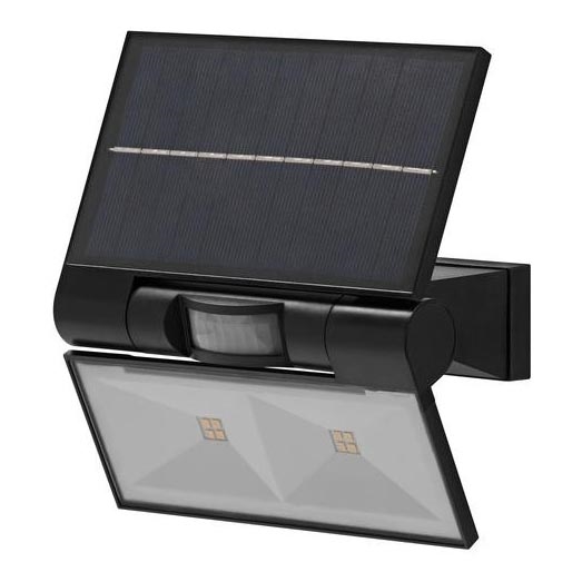 Ledvance - LED Vonkajší solárny nástenný reflektor so senzorom FLOOD LED/2,9W/3,7V 2600 mAh IP44