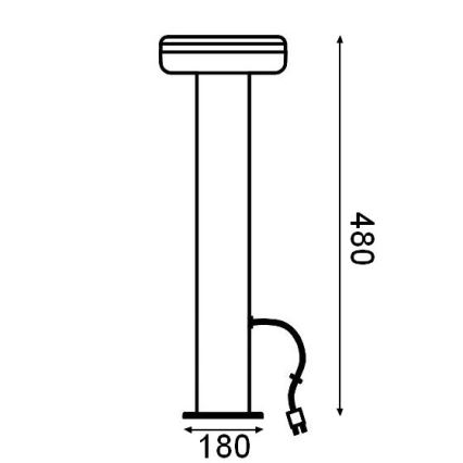 Ledvance - LED Vonkajšia lampa ENDURA HYBRID MARI LED/4W/12V IP44