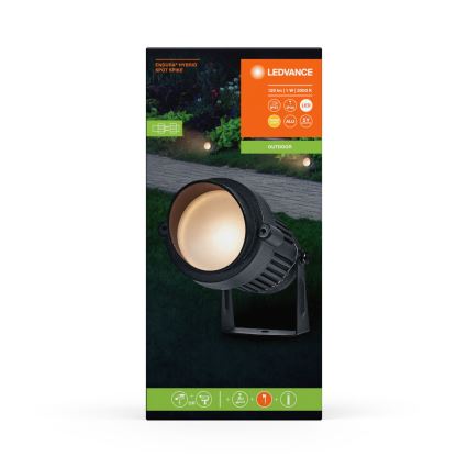 Ledvance - LED Vonkajšia lampa ENDURA HYBRID SPOT SPIKE LED/1W/12V IP44