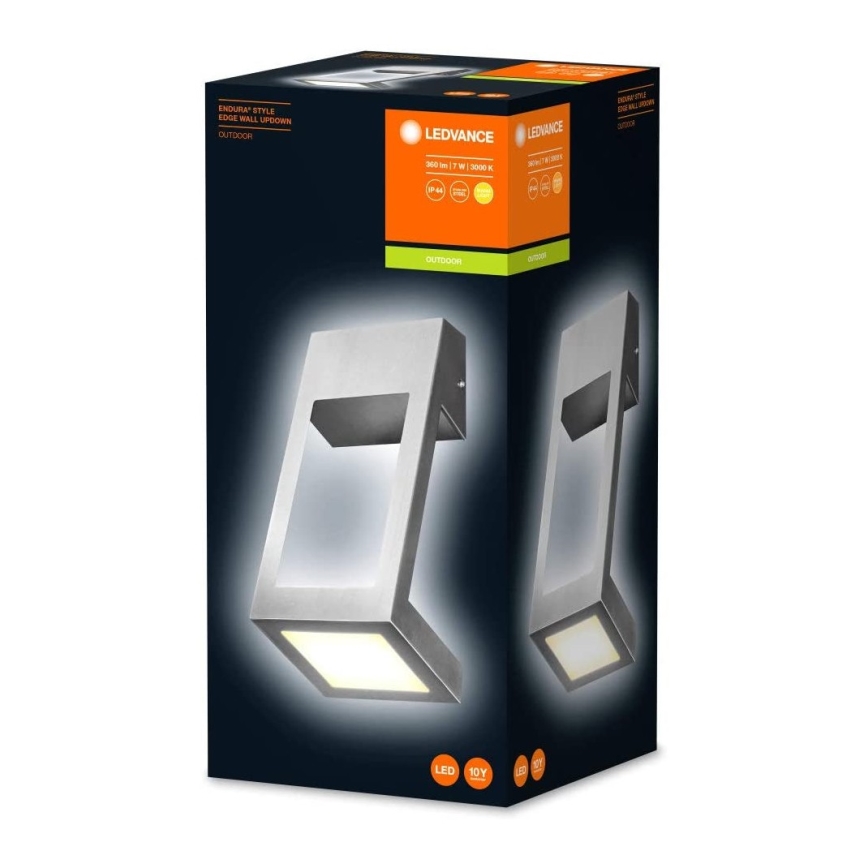 Ledvance - LED Vonkajšie nástenné svietidlo EDGE LED/7W/230V IP44