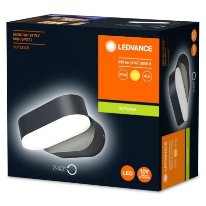 Ledvance - LED Vonkajšie nástenné svietidlo ENDURA LED/8W/230V IP44