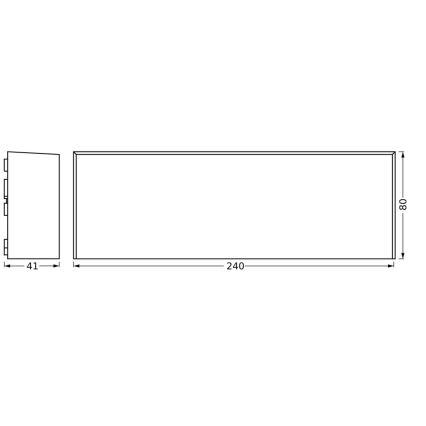 Ledvance - LED Vonkajšie nástenné svietidlo ENDURA STYLE IVO LED/6,5W/230V IP65