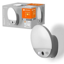 Ledvance - LED Vonkajšie nástenné svietidlo so senzorom a kamerou SMART+ LED/15W/230V Wi-Fi IP44