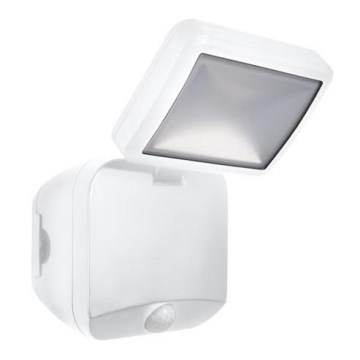 Ledvance - LED Vonkajšie nástenné svietidlo so senzorom BATTERY LED/4W/4xD IP54
