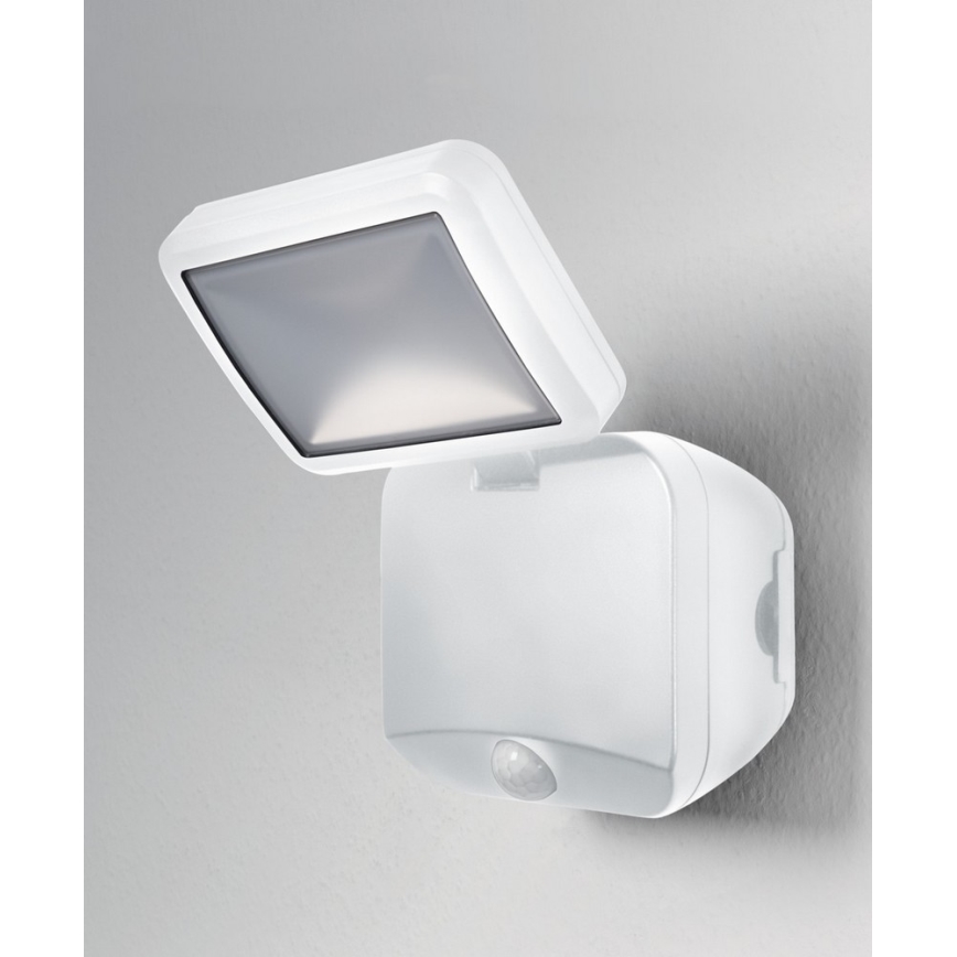 Ledvance - LED Vonkajšie nástenné svietidlo so senzorom BATTERY LED/4W/4xD IP54