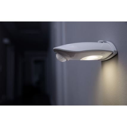 Ledvance - LED Vonkajšie nástenné svietidlo so senzorom DOORLED LED/1W/3xAA IP54