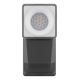 Ledvance - LED Vonkajšie nástenné svietidlo so senzorom SPOT LED/8W/230V IP55 čierna