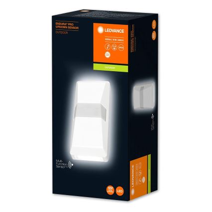 Ledvance - LED Vonkajšie nástenné svietidlo so senzorom UPDOWN LED/10W/230V IP55