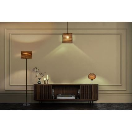 Ledvance - Luster na lanku DECOR CARDBOARD 1xE27/15W/230V 25x25 cm