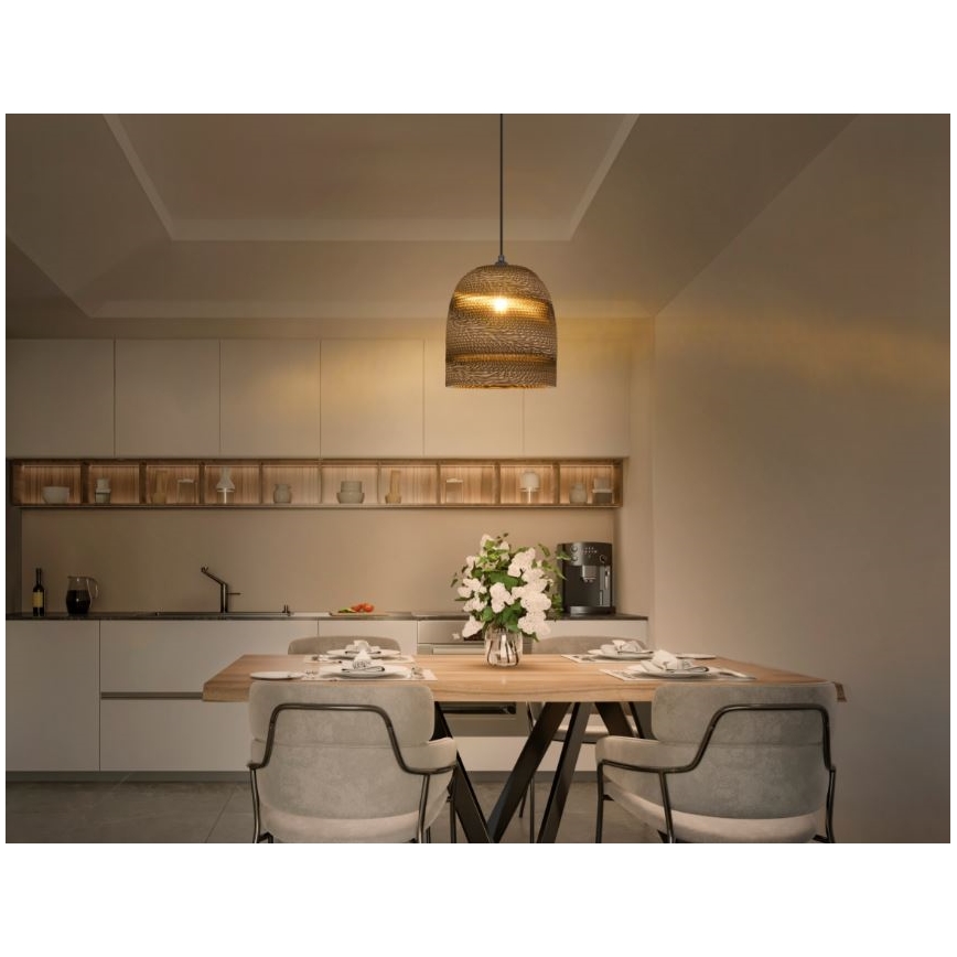 Ledvance - Luster na lanku DECOR CARDBOARD 1xE27/15W/230V pr. 25 cm