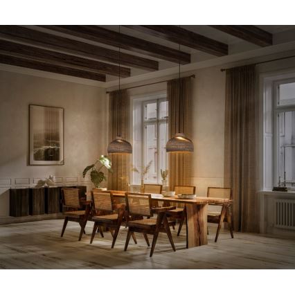 Ledvance - Luster na lanku DECOR CARDBOARD 1xE27/15W/230V pr. 36 cm