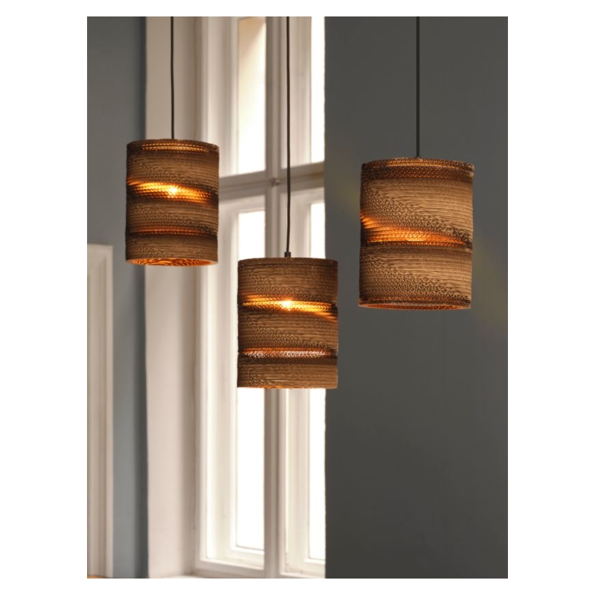 Ledvance - Luster na lanku DECOR CARDBOARD 3xE27/15W/230V