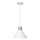 Ledvance - Luster na lanku DECOR PLASTER 1xE27/25W/230V pr. 22 cm sadra biela