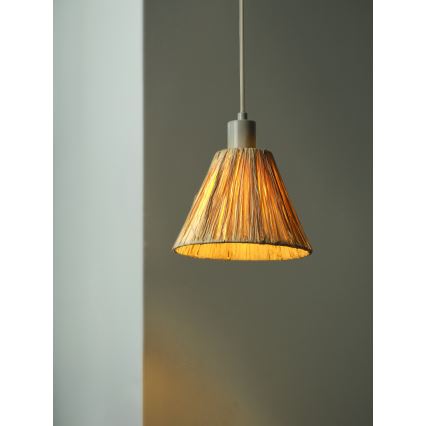 Ledvance - Luster na lanku DECOR RAFFIA 1xE27/15W/230V rafia