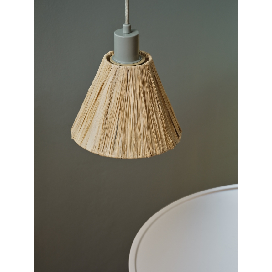 Ledvance - Luster na lanku DECOR RAFFIA 1xE27/15W/230V rafia