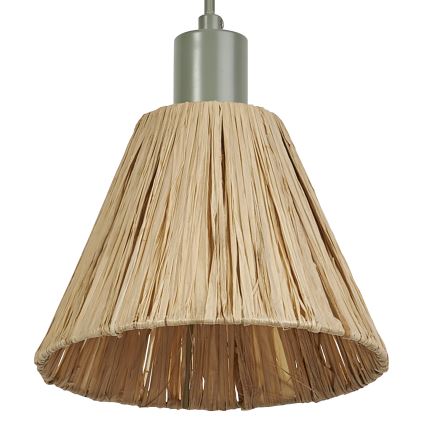 Ledvance - Luster na lanku DECOR RAFFIA 1xE27/15W/230V rafia