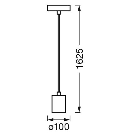 Ledvance - Luster na lanku PENDULUM ROBBIN 1xE27/15W/230V lesklý chróm