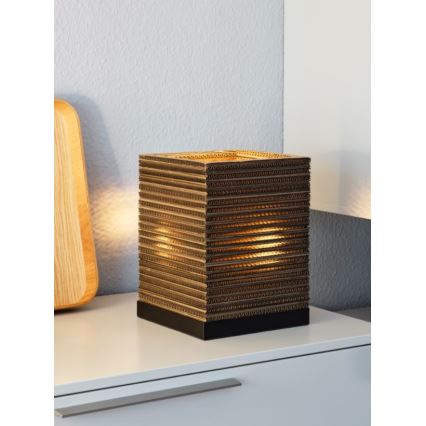 Ledvance - Stolná lampa DECOR CARDBOARD 1xE27/15W/230V 20x20 cm