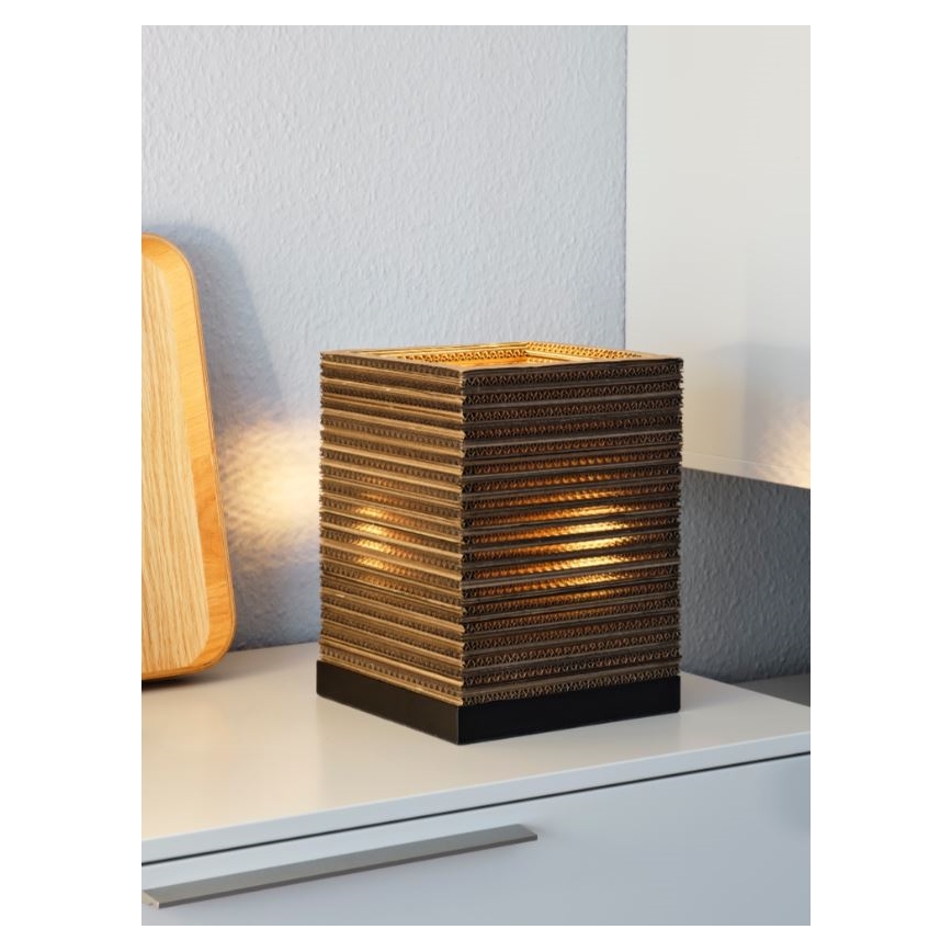 Ledvance - Stolná lampa DECOR CARDBOARD 1xE27/15W/230V 20x20 cm