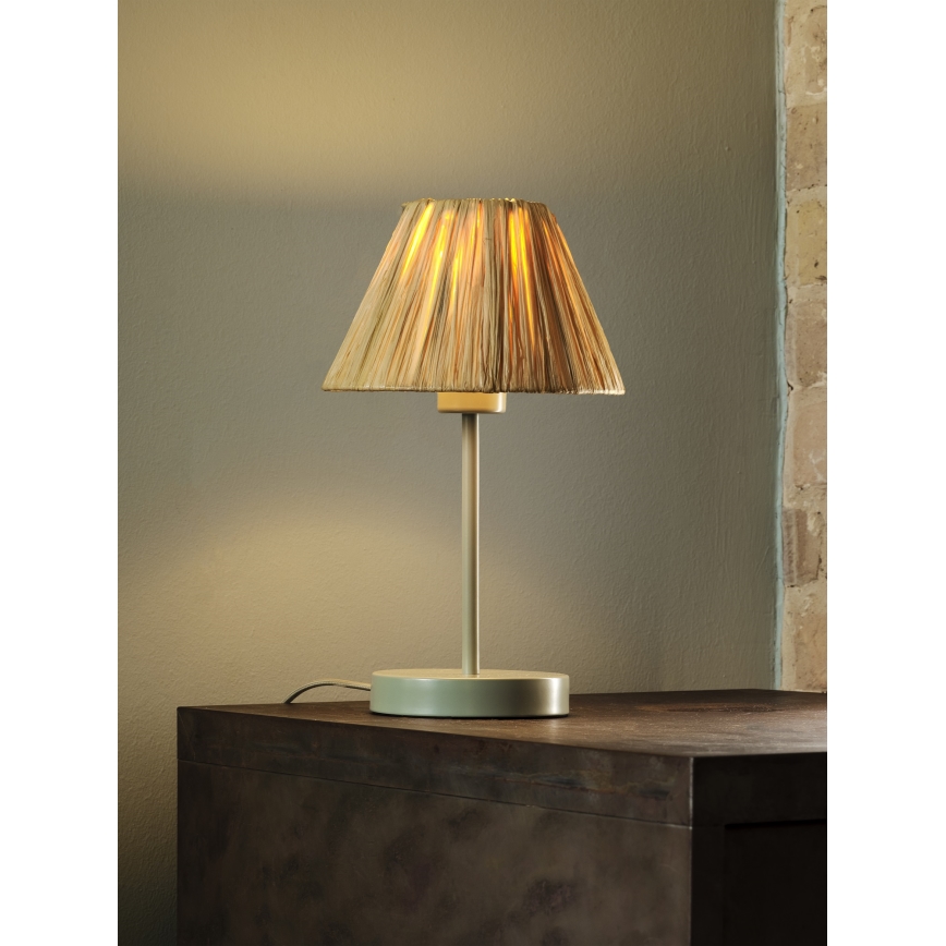 Ledvance - Stolná lampa DECOR RAFFIA 1xE27/15W/230V rafia