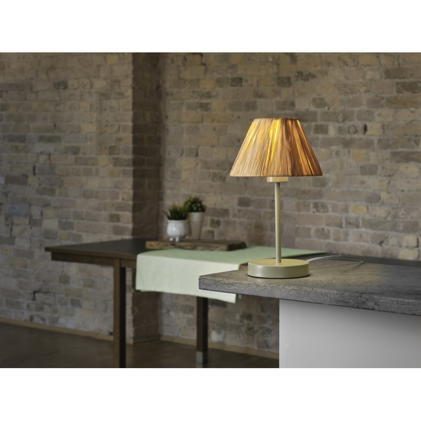 Ledvance - Stolná lampa DECOR RAFFIA 1xE27/15W/230V rafia