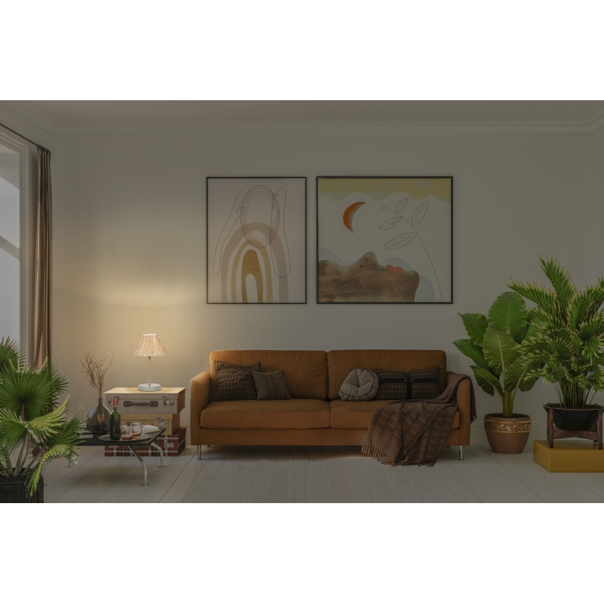 Ledvance - Stolná lampa DECOR RAFFIA 1xE27/15W/230V rafia