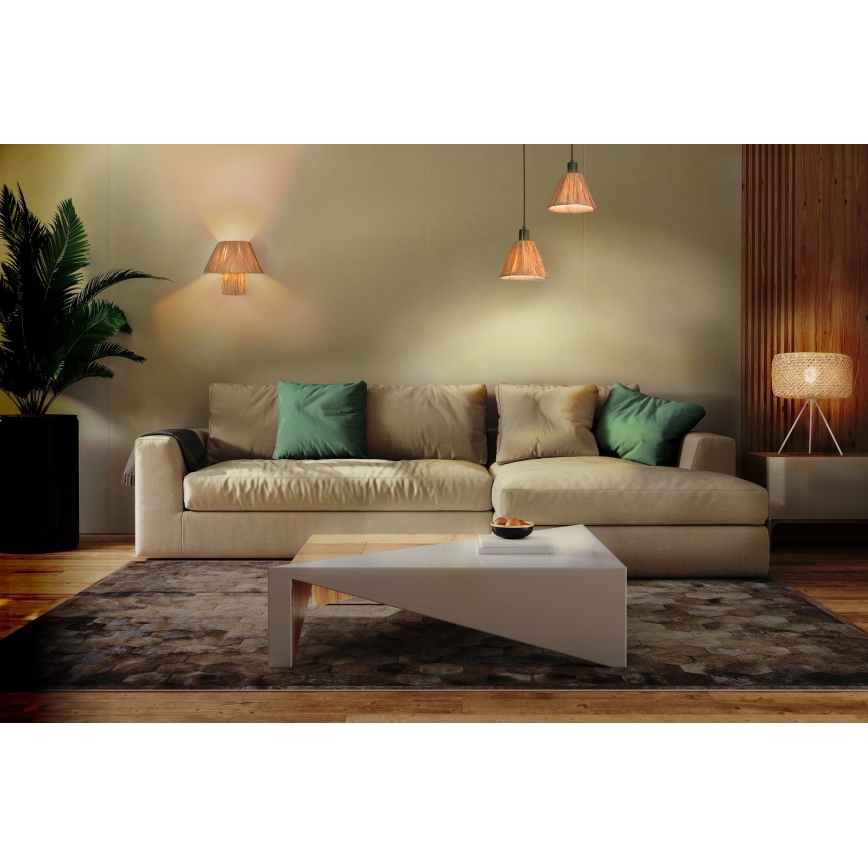 Ledvance - Stolná lampa DECOR RAFFIA 1xE27/15W/230V rafia