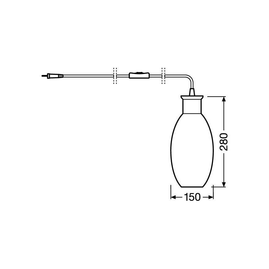 Ledvance - Stolná lampa GRAPE 1xE27/40W/230V ružová