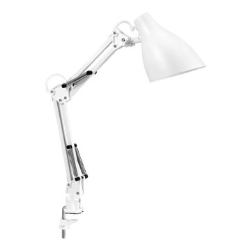 Ledvance - Stolová lampa s klipom PEAR 1xE27/11W/230V biela
