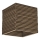 Ledvance - Stropné svietidlo DECOR CARDBOARD 1xE27/15W/230V 25x25 cm