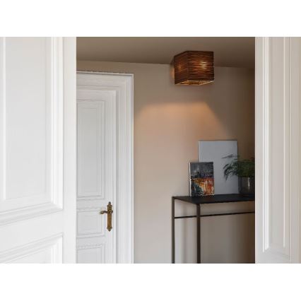 Ledvance - Stropné svietidlo DECOR CARDBOARD 1xE27/15W/230V 25x25 cm