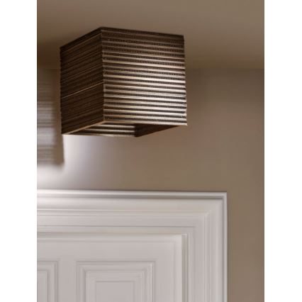 Ledvance - Stropné svietidlo DECOR CARDBOARD 1xE27/15W/230V 25x25 cm