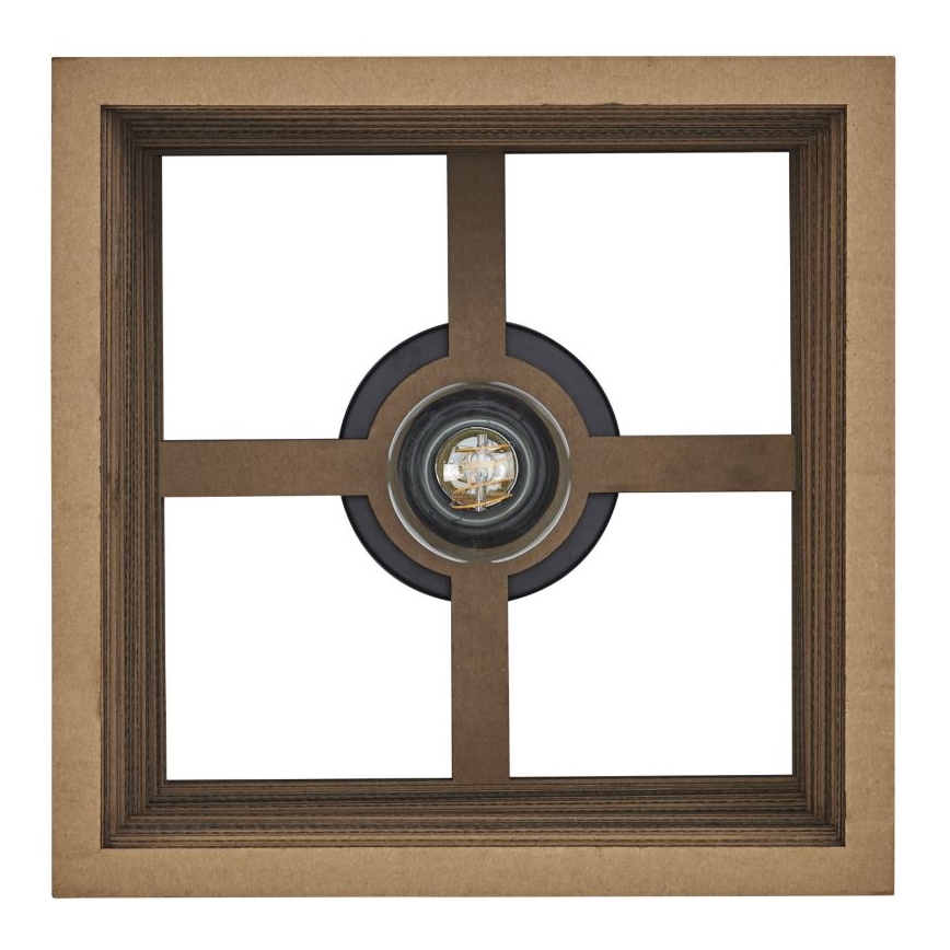 Ledvance - Stropné svietidlo DECOR CARDBOARD 1xE27/15W/230V 25x25 cm