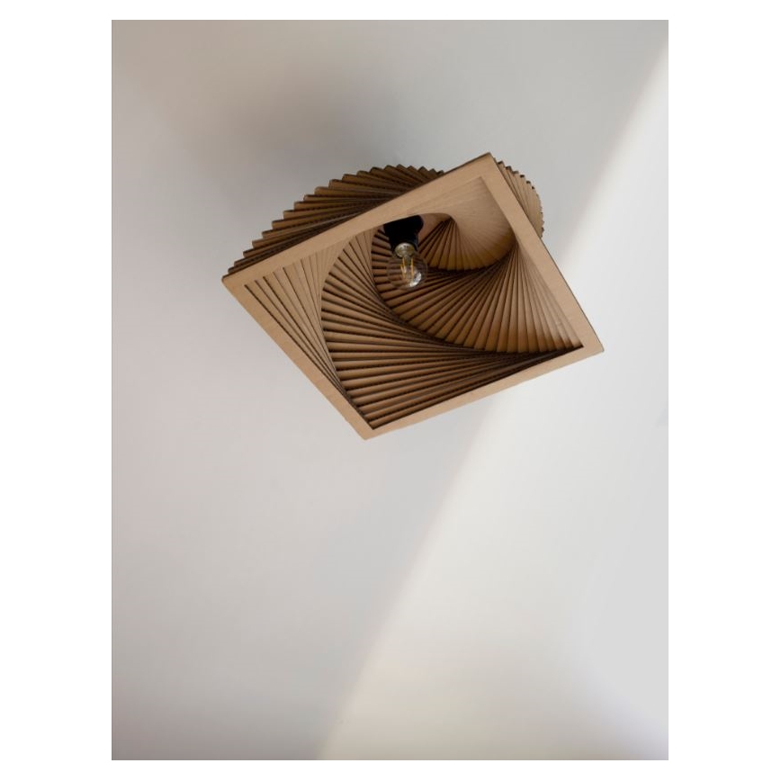 Ledvance - Stropné svietidlo DECOR CARDBOARD 1xE27/15W/230V 40x40 cm