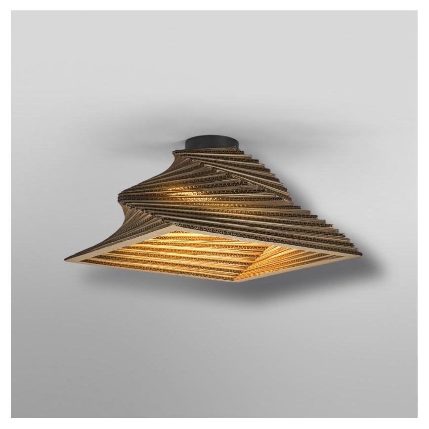Ledvance - Stropné svietidlo DECOR CARDBOARD 1xE27/15W/230V 40x40 cm