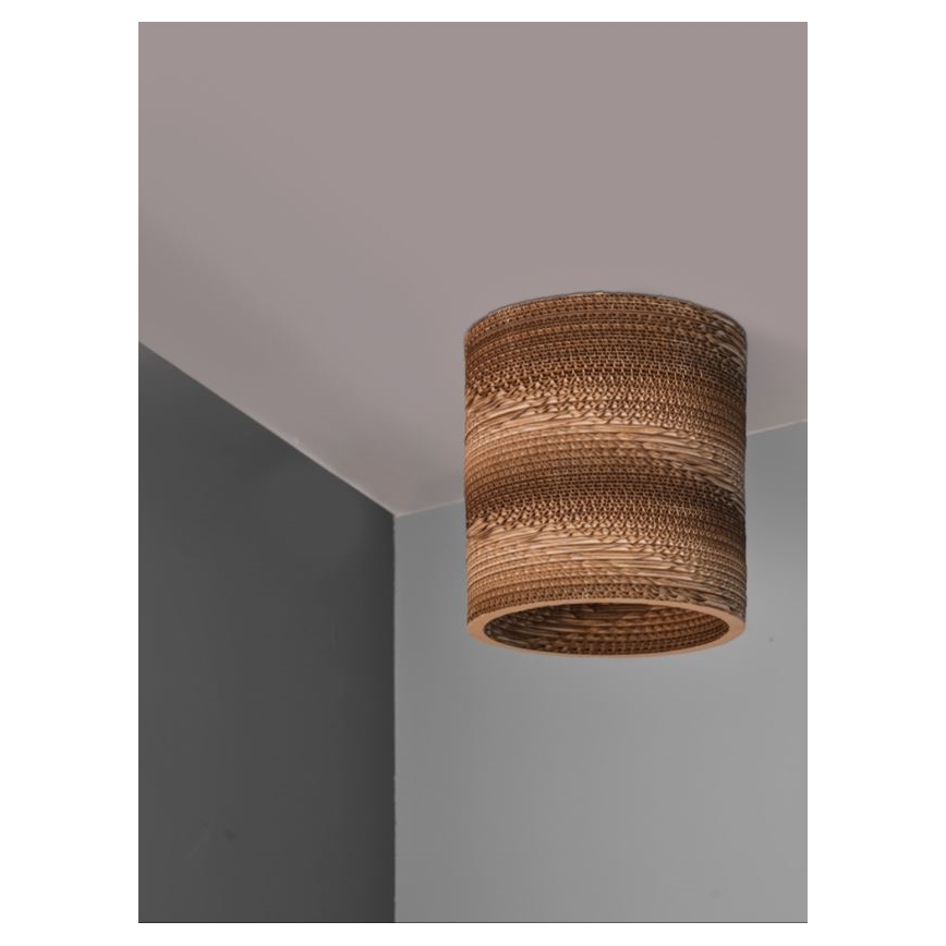Ledvance - Stropné svietidlo DECOR CARDBOARD 1xE27/15W/230V pr. 25 cm