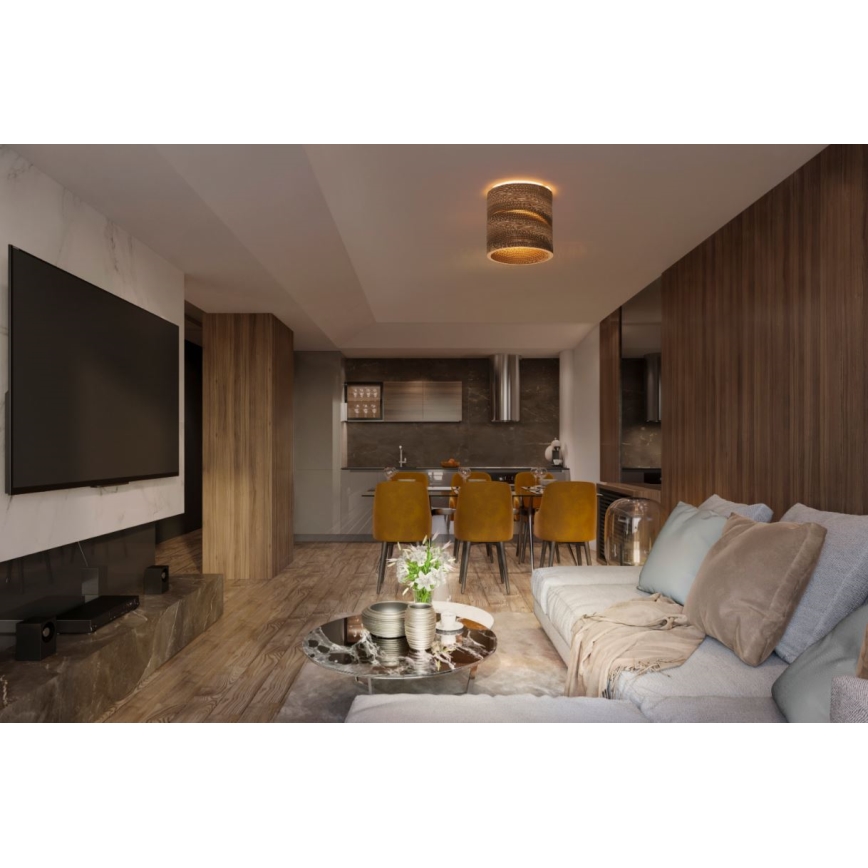 Ledvance - Stropné svietidlo DECOR CARDBOARD 1xE27/15W/230V pr. 25 cm