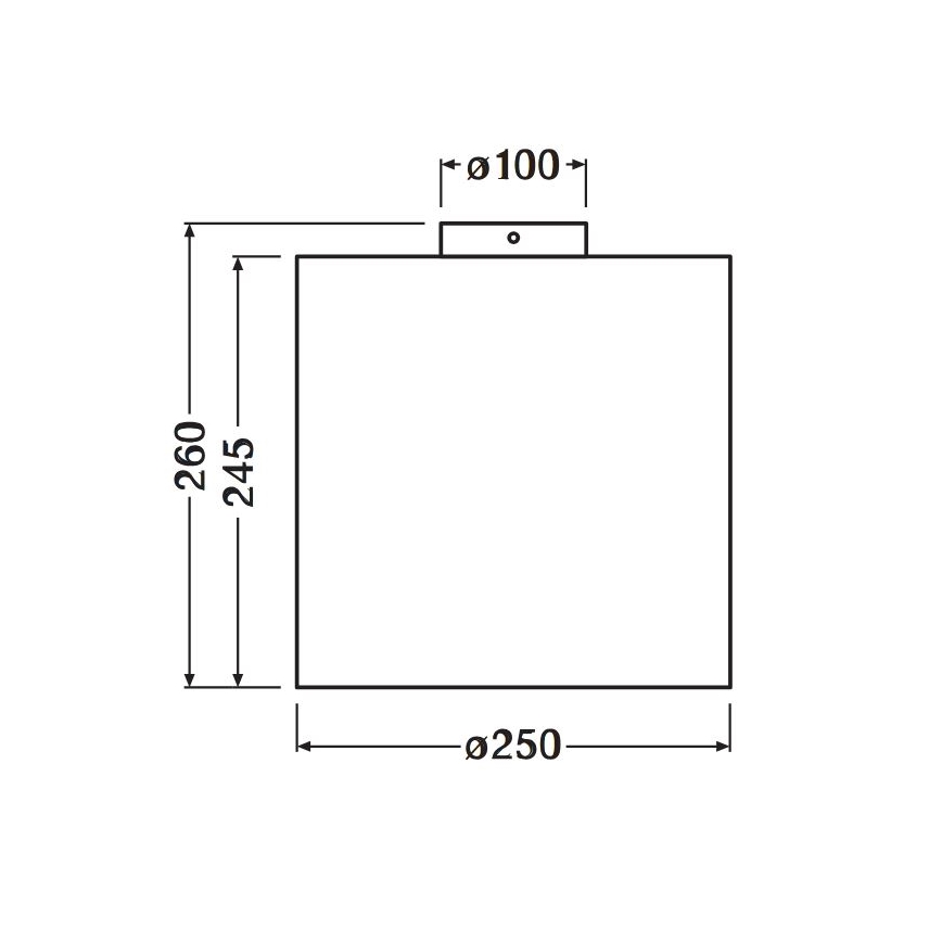 Ledvance - Stropné svietidlo DECOR CARDBOARD 1xE27/15W/230V pr. 25 cm
