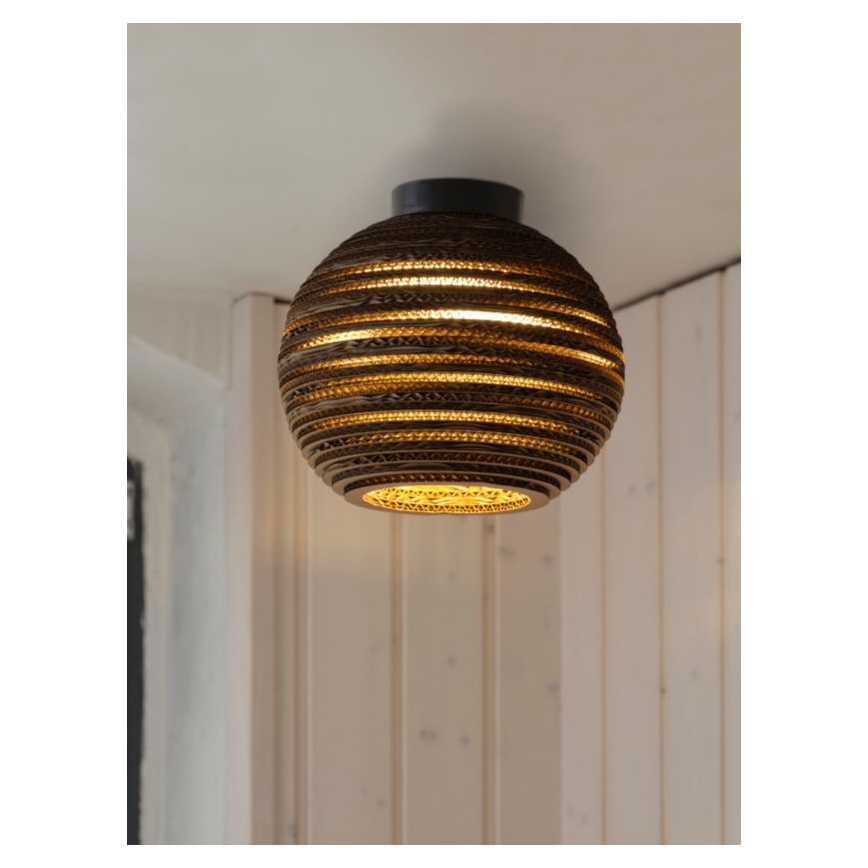 Ledvance - Stropné svietidlo DECOR CARDBOARD 1xE27/15W/230V pr. 26 cm