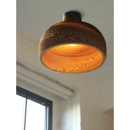 Ledvance - Stropné svietidlo DECOR CARDBOARD 1xE27/15W/230V pr. 36 cm
